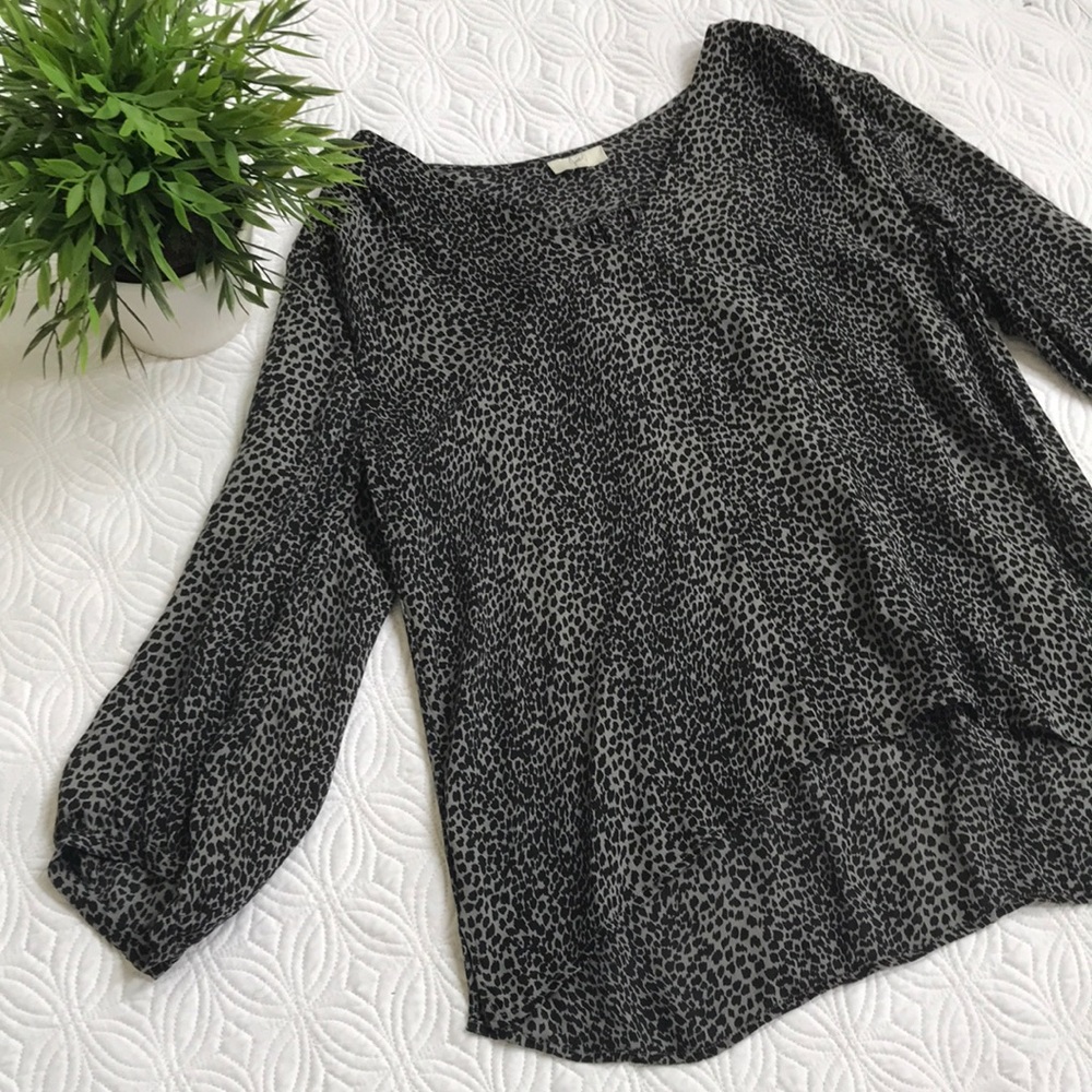 Joie silk long sleeve top